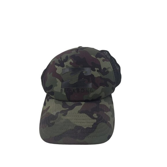 Billabong Women's Baseball Trucker Cap Camouflage One Size - Picture 1 of 5